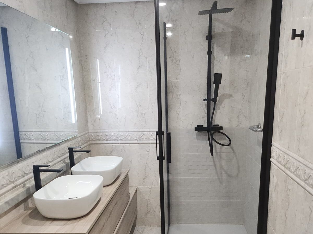 Iluminación para reforma de baño