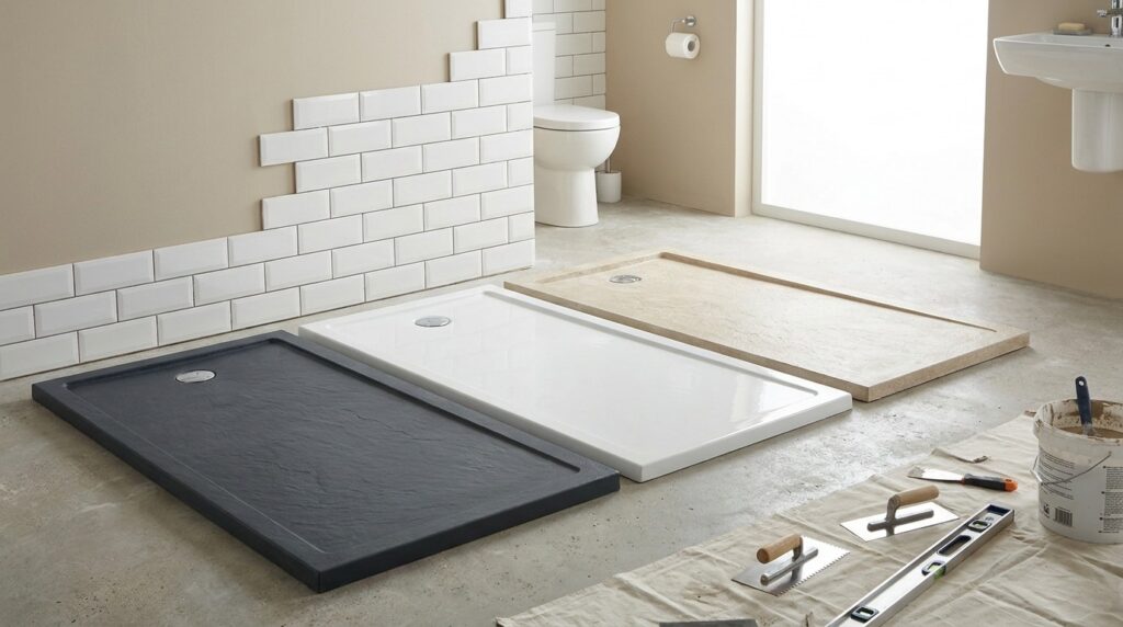 diferentes tipos de platos de ducha